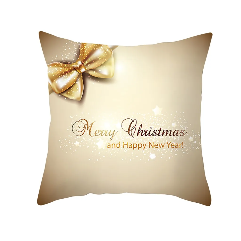 Рождественская наволочка для подушки Блестящий диван из полиэстера чехол для подушки домашний декор Funda Cojin Housse De Coussin декоративные подушки - Цвет: B