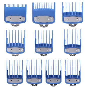 

2pcs Professional Cutting Guide Comb Hairdressing Tool 1.5mm 3mm Set Colorful Limit Comb Set for Electric Hair Trimmer Shaver