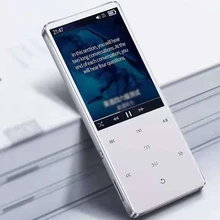 X8 металлический сенсорный экран MP4 Bluetooth музыкальный плеер для спорта бега поддерживает диктофон для чтения электронных книг просмотра изображений