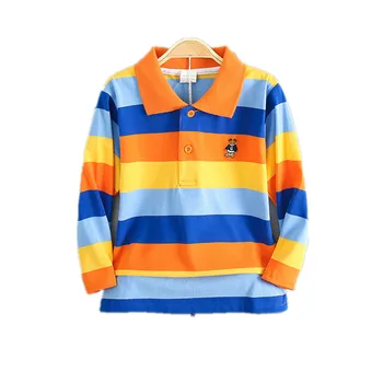 

shirt for boys clothes bold stripe shirt boys shirts for kids bear shirt long sleeve Teenagers School autumn colorful