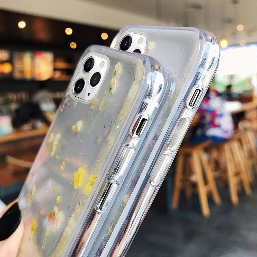 LAPOPNUT цветы Мягкая силиконовая задняя накладка из ТПУ чехол для IPhone 11 Pro X Xr Xs Max Xr 6 6S 7 8 Plus прозрачный противоударный прозрачный чехол
