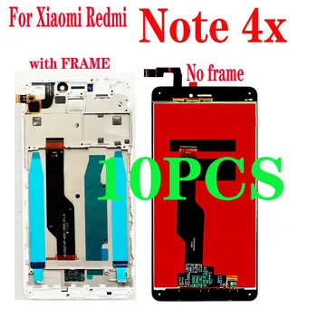 

10PCS/LOT For Xiaomi Redmi Note 4X Xiaomi Note4X LCD Screen and Digitizer + Assembly Frame Smartphone Display Touch Replace Part