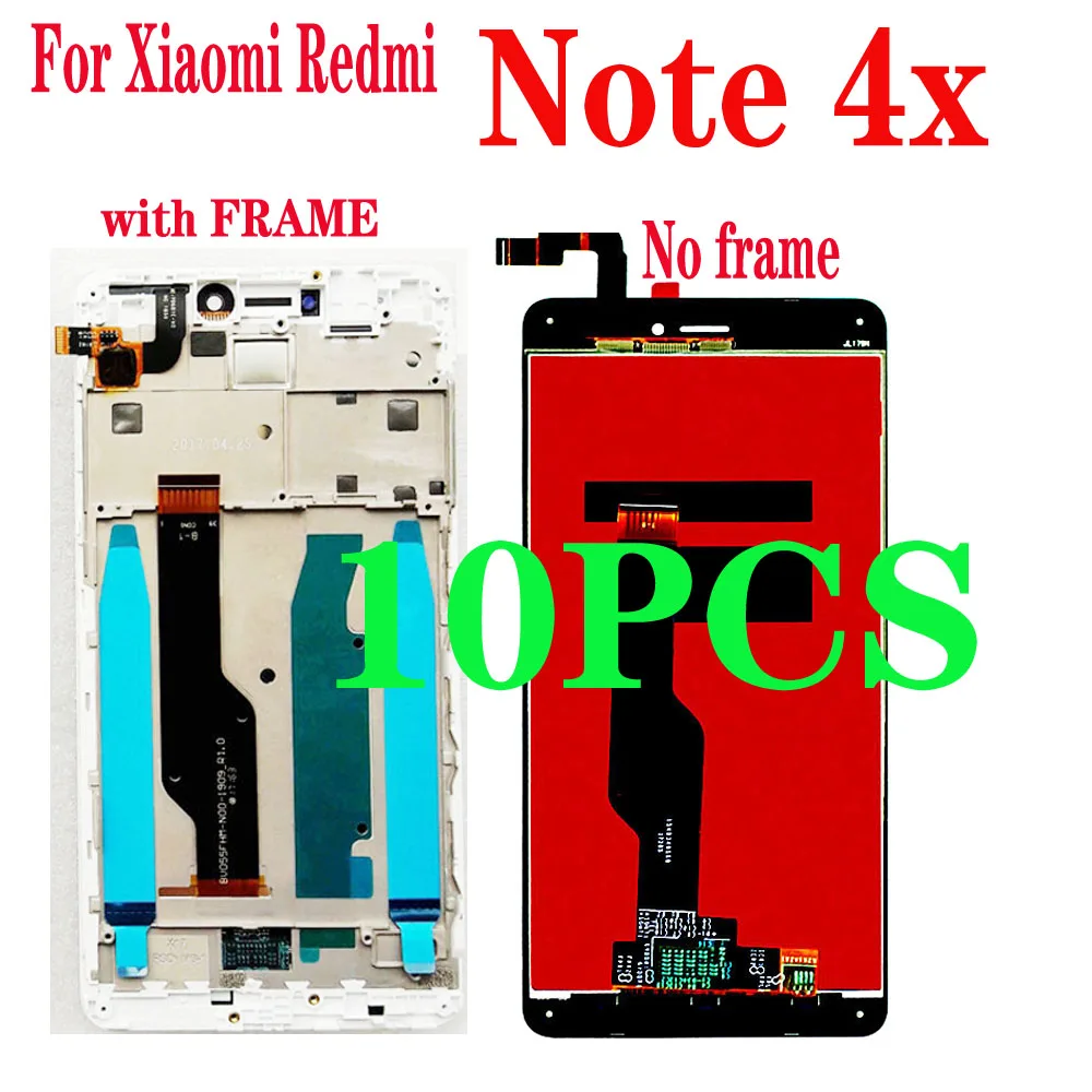 ЖК-экран и дигитайзер в сборе для Xiaomi Redmi Note 4X 10 шт./лот сменный сенсорный экран