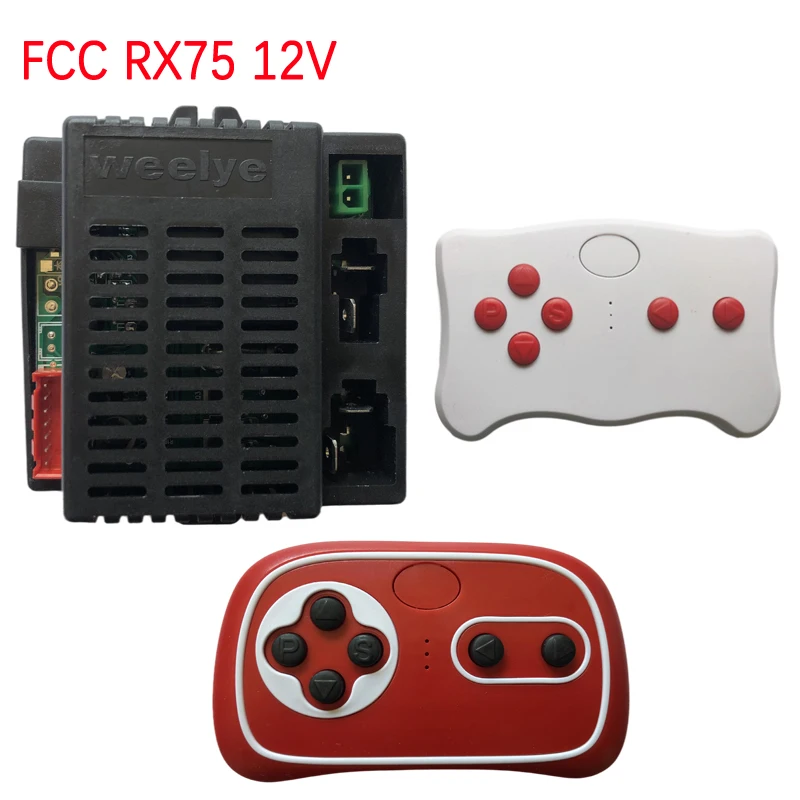 Weelye 12V RX75 CE FCC 어린이 전기 자동차 차량 블루투스 원격 제어 상자 장치 수신기 컨트롤러 마더 보드