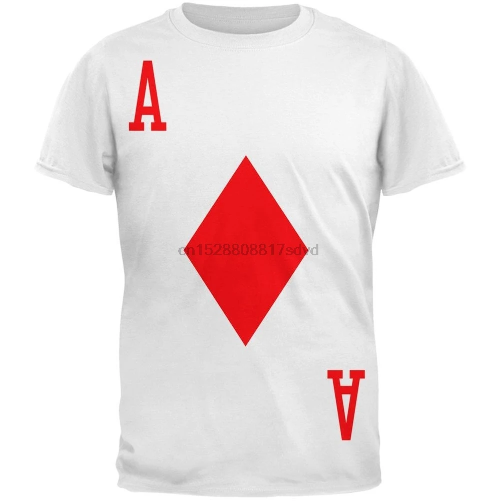 Halloween Ace of Diamonds Card Soldier Costume All Over Adult T-Shirt discount hot new tshirt top free shipping t-shirt funny |
