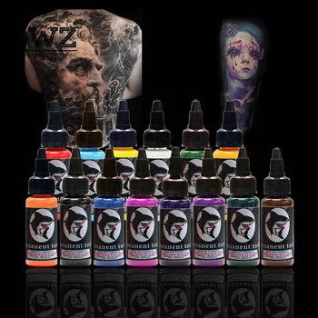 

German small tattoo pigment set easy to color embroidered plant tattoo template tools tattoo pigments tattoo supplies ink set