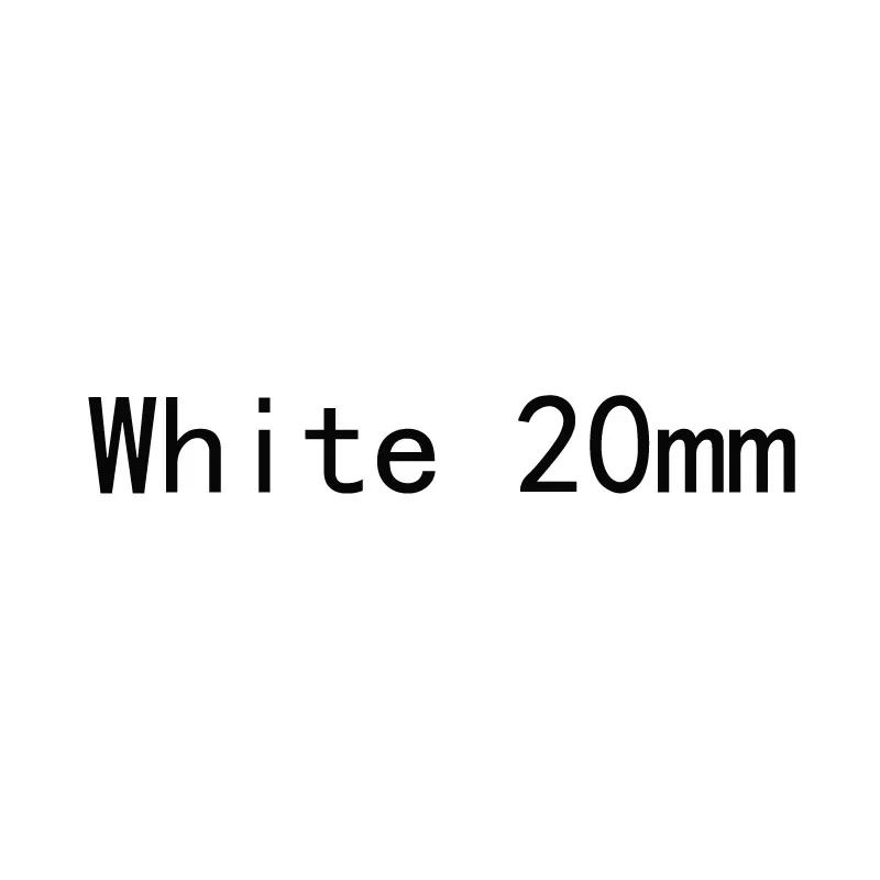 White 20mm Красочные многофункциональные многоразовые многофункциональные двухсторонние Саут инструменты Нейлон самоклеющиеся для хранения - Цвет: White 20mm