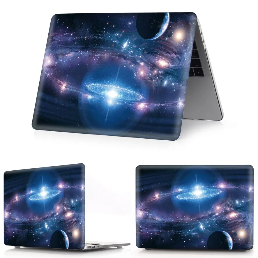 Для MacBook New Air Pro 13 15 Touch bar чехол для ноутбука Mac Book Air Pro retina 11,6 12 13,3 15,4 дюймов звездное небо жесткий чехол - Цвет: Xuan Wo Xing Kong