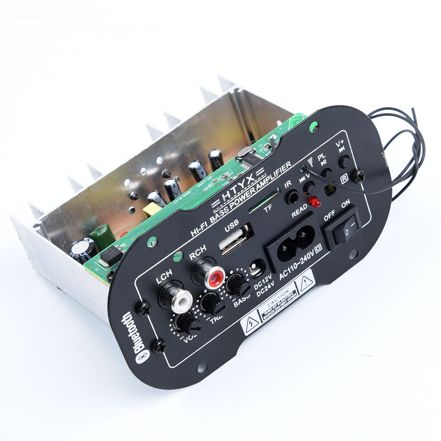 4(Ω) 220 В 50 Вт автомобильный аксессуар Bluetooth HiFi бас аудио усилитель USB TF MP3 FM Bluetooth режим, режим радио и аудио вход