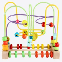 Preschool Three-wire Fruit Vegetable Insect Animal Puzzle Bead Wire Maze Wooden Educational Toy for Kids Children Preschool Three-wire Fruit Vegetable Insect Animal Puzzle Bead Wire Maze Wooden Educational Toy for Kids Children