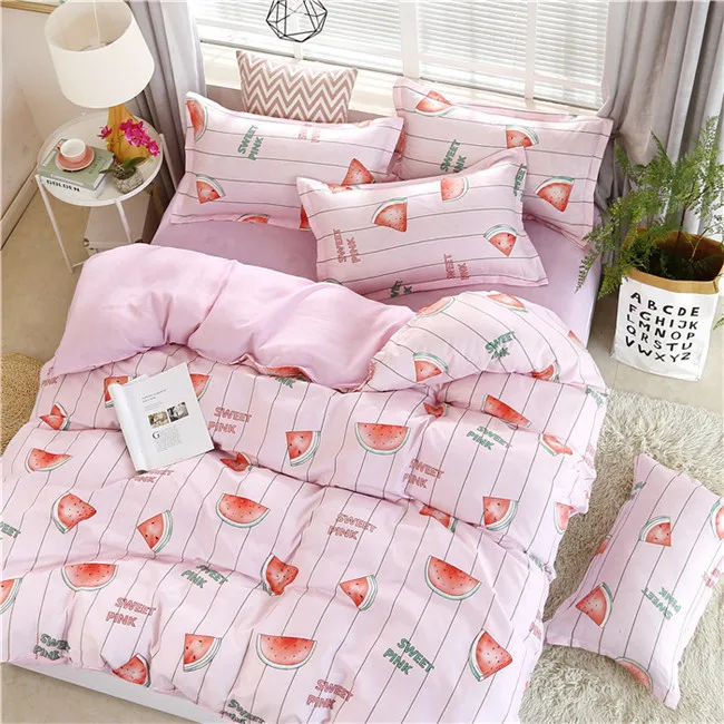 Flamingo Luxury Bedding Set Russia Euro Queen Double Single King Size Duvet Cover Set 3/4PCS Family Bed Linen Set Home Textile - Цвет: feidu-002