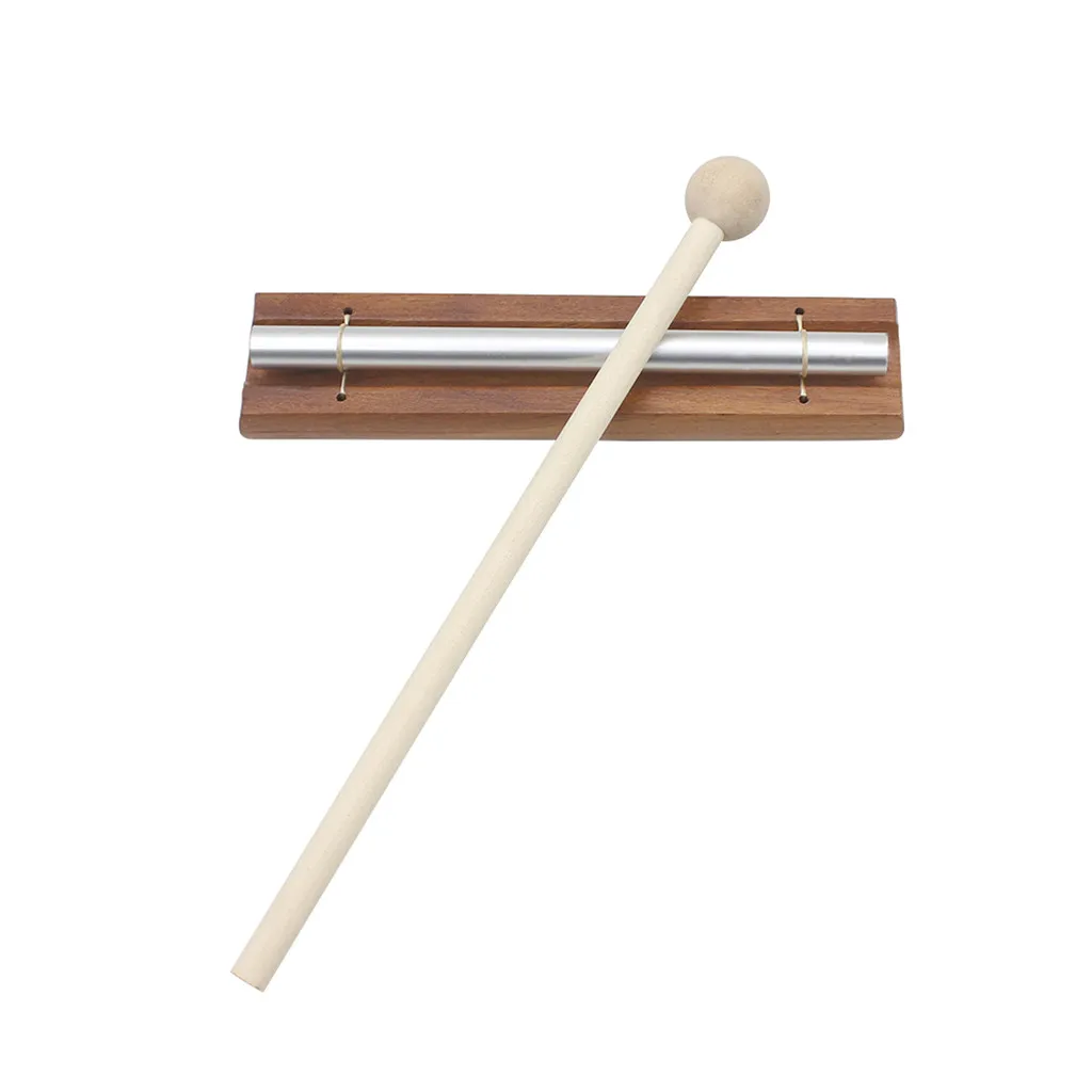 Новый и высокое качество Solo Chime на деревянной базе w/ Mallet одиночный стержень для