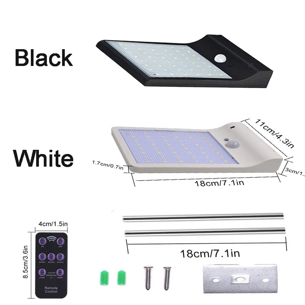2/4pcs Solar outdoor light of garden LED Street Light Sensor foco Solar Power Lamp waterproof Garden security spotlight free shi