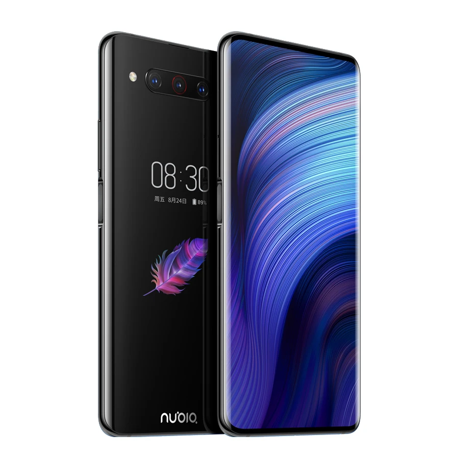Мобильный телефон ZTE Nubia Z20 LTE версия ЕС 6 42 дюйма 8 ГБ ОЗУ 128 Гб ПЗУ Snapdragon 855 + двойной