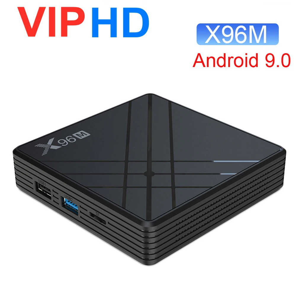 ТВ приставка VIPHD X96M Android 9 0 OTT 6K Allwinner H603 4G DDR3 64 Гб eMMC 2 WiFi 4K медиаплеер X96