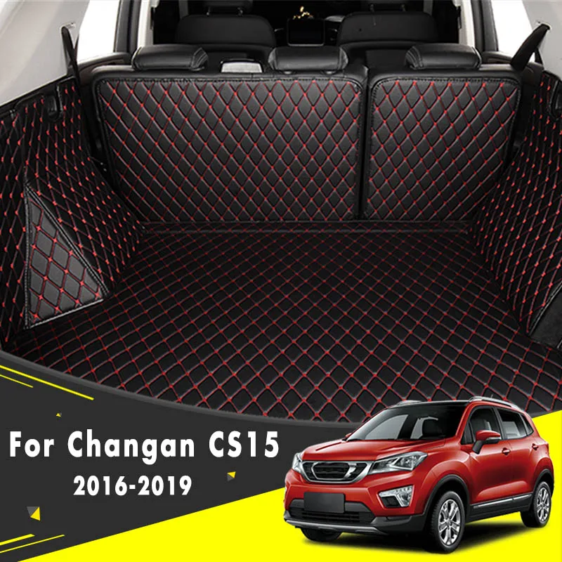 Для Changan CS15 2019 2018 2017 2016 багажнике автомобиля коврики ковры задняя коврик для
