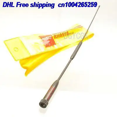 

DHL 50pcs Antenna RH951S dual band 144/430MHZ SMA male for ICOM YAESU VERT radio antenna 22-a