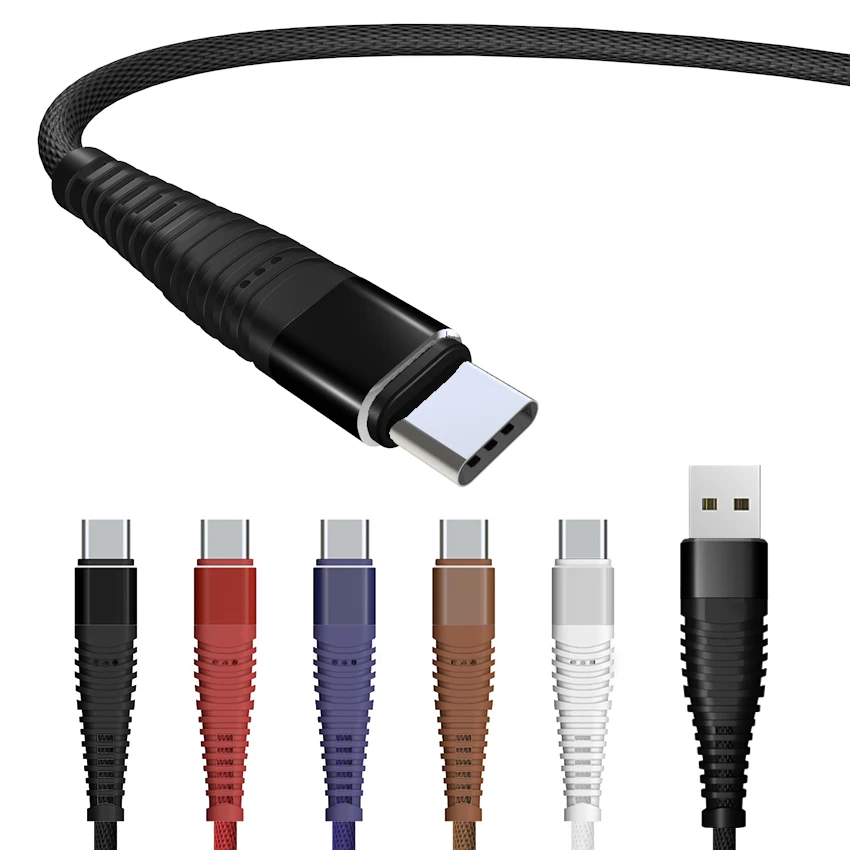 US $105.55 1m 2m 3m Type USB C Cable Fast Charging USB TypeC for Huawei P20 Xiaomi Samsung S9 S8 OnePlus 5 Data Sync Textile Braided Cable