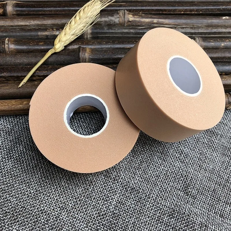 Vendaje resistente al agua elástico para zapatos, cinta protectora para zapatos, pellizco de pies, Kits de primeros auxilios, pegatina, Color de la piel, 2,5 cm x 4,5 m, 1 rollo