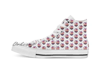 

Rick and Morty Run Custom Casual High Top lace-up Canvas shoes sneakers Drop shipping