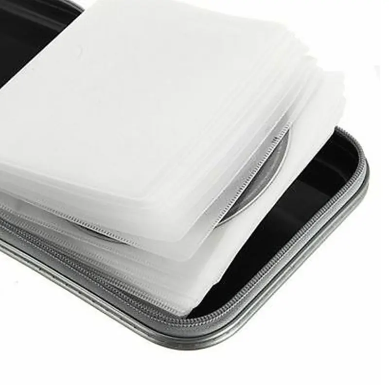 Новинка 40 CD DVD чехол Подставка для дисков держатель коробка CD рукав бумажник идеально подходит для автомобиля