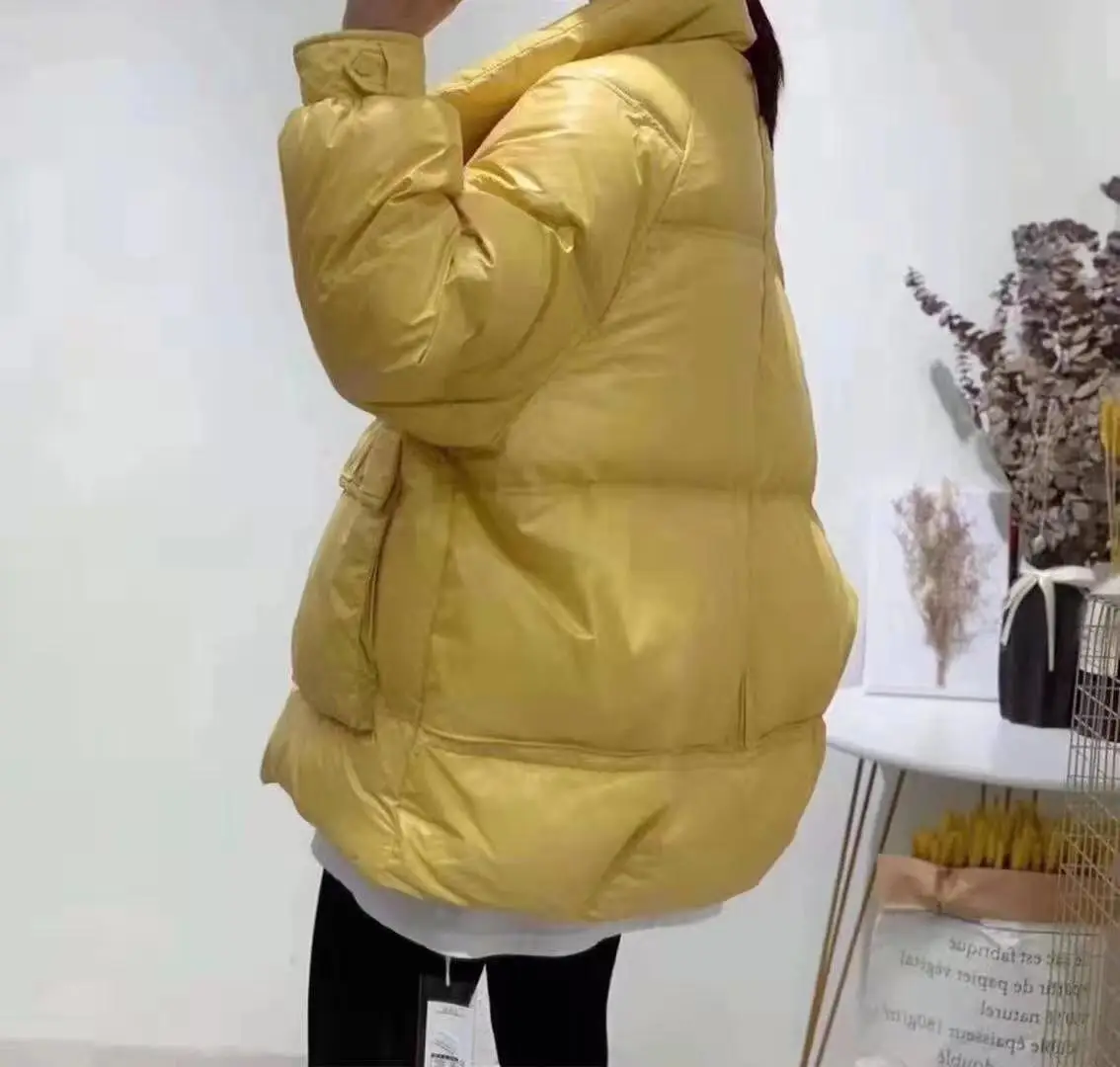 2020 Winter Women Down Coat Casual Jacket Women Coat Loose Zipper Solid Short Down Coat Femme Thick warm Down Coat Streetwear