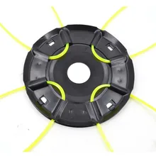 Tête de tondeuse à gazon, brosse de tondeuse à gazon, roue en fil d'acier solide, accessoires pour outils électriques de jardin
