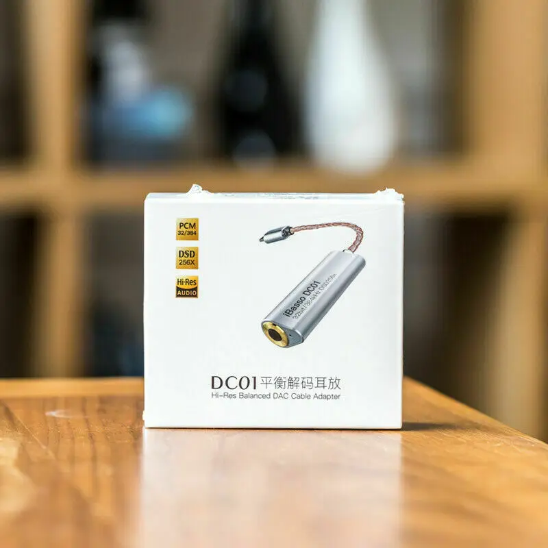Adaptador de Amplificador de Fone de Ouvido Portátil para Ibasso Comprimidos de Computador Dac para Android 3.5mm de Alta Fidelidade Contrata Adaptador Tipo-c Dc01 Dc02 Usb 2.5mm Mod. 1415758 - Image 2