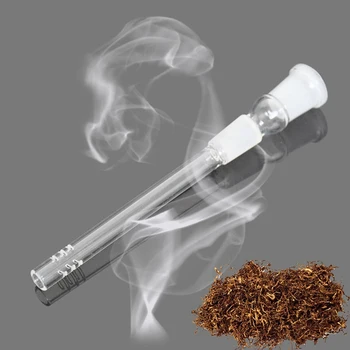 

160mm Glass Downstem Diffuser 14MM to 18MM Male Female Joint Glass Down Stem Adapter for Glass Banger Smoking Water Pipes