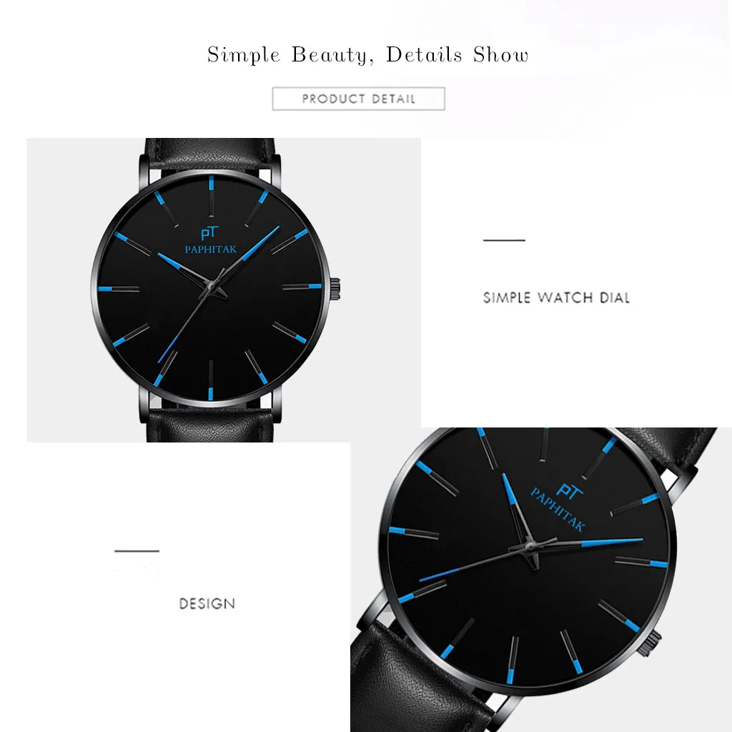 Женские часы минималистичные Классические кварцевые студенческие парные