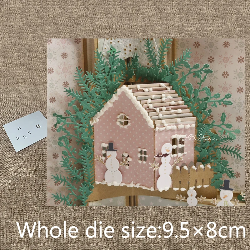 

New Design Craft Metal stencil mold Cutting Die 3D house decoration scrapbook die cuts Album Paper Card Craft Embossing