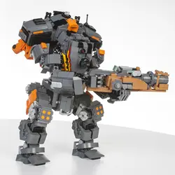 1404 шт стебель MOC пламя Mecha кирпичи маленькие частицы строительные блоки Обучающие игрушки набор С бластером