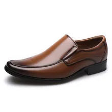 Классические Мужские модельные туфли в деловом стиле; модные элегантные официальные свадебные туфли; мужские офисные туфли-оксфорды без шнуровки; 458