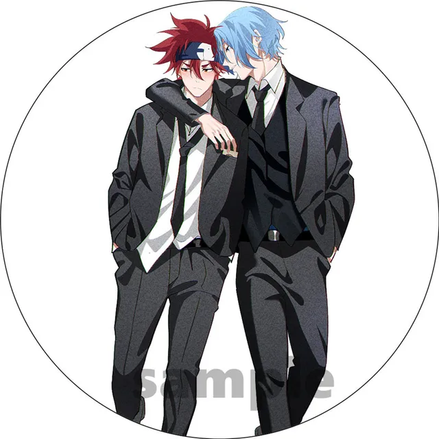 Anime SK8 The Infinity Cosplay Badge Miya RekI Snow Cherry Blossom Brooch Pin Accessories For Clothes Backpack Decoration gift 4