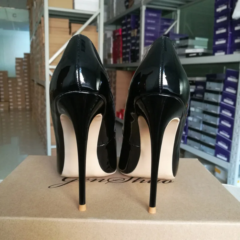 Mazefeng/женские туфли-лодочки брендовые туфли на высоком каблуке 11,5 см из лакированной кожи с острым носком; пикантные туфли на шпильке; женский зрелый офисный туфли-лодочки