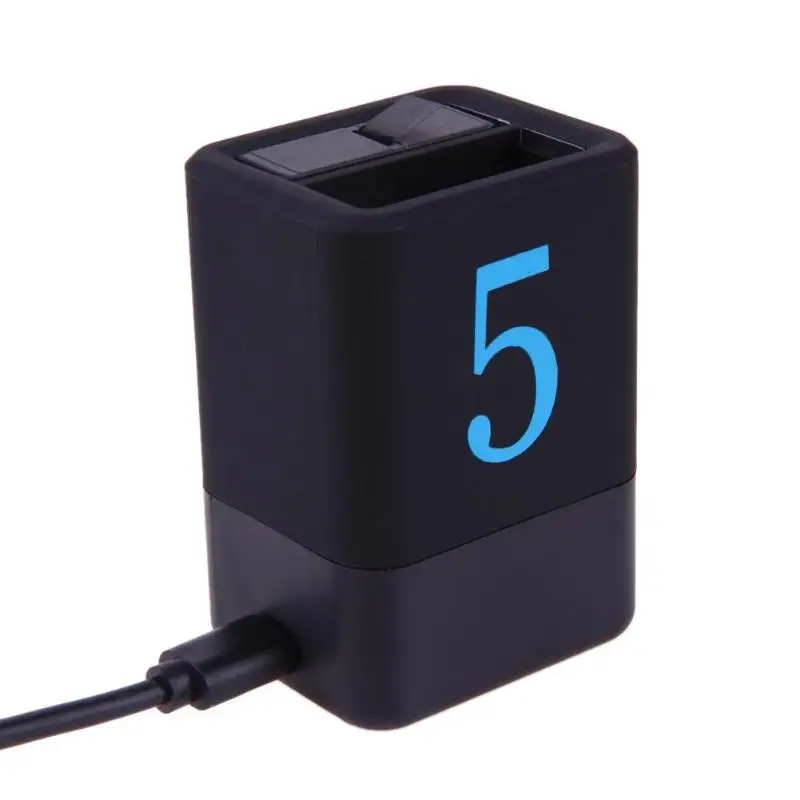 ALLOYSEED type-c USB 5 V/2A 1220mAh литий-ионный аккумулятор с двойным USB зарядным устройством для Gopro 5 AHDBT-501 камеры аксессуары для аккумуляторов