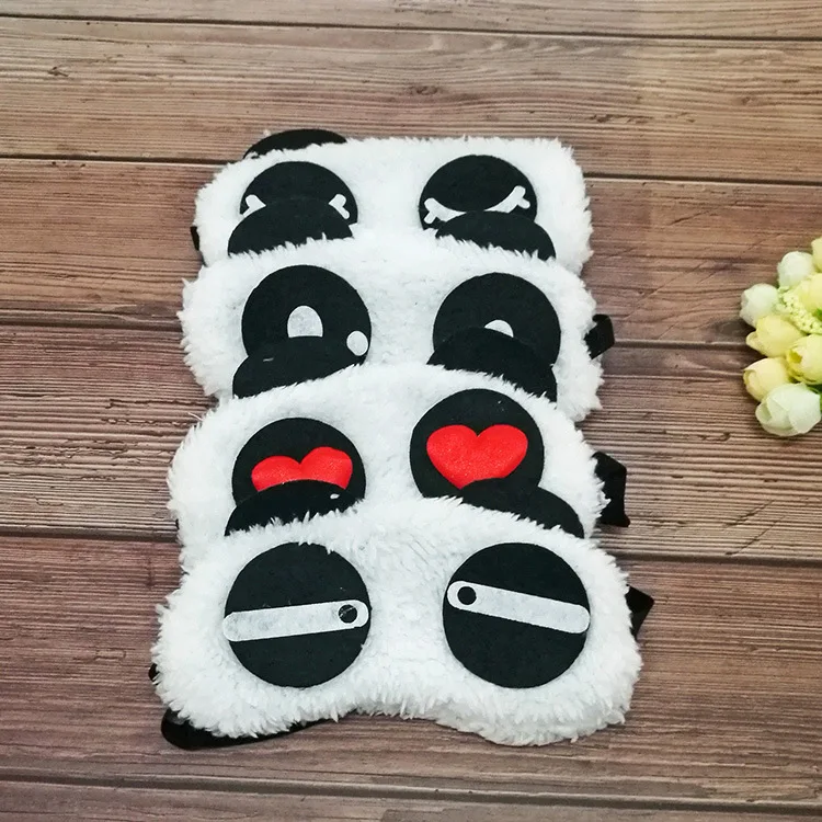

Korean-style Cute Creative Expression Panda Eye Patch Shade Protection Eye Patch Reassuring Sleep Cartoon Soft Eye Patch