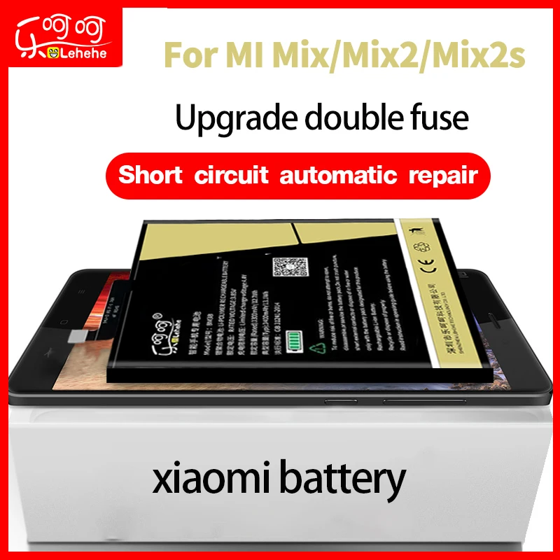 

Lehehe BM3B BM4C battery for xiaomi Mix Mix2 Mix2S lithium ion polymer replacement battery with free removal tool