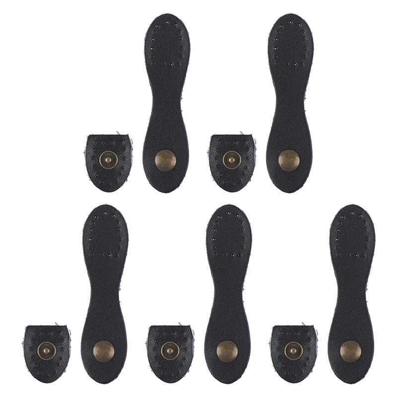 5Pcsset Doubledeck Leather Bag Buckle Handmade Wallet Buckle Card Pack Hasp Clasp Buckle For DIY Handbag Accessories