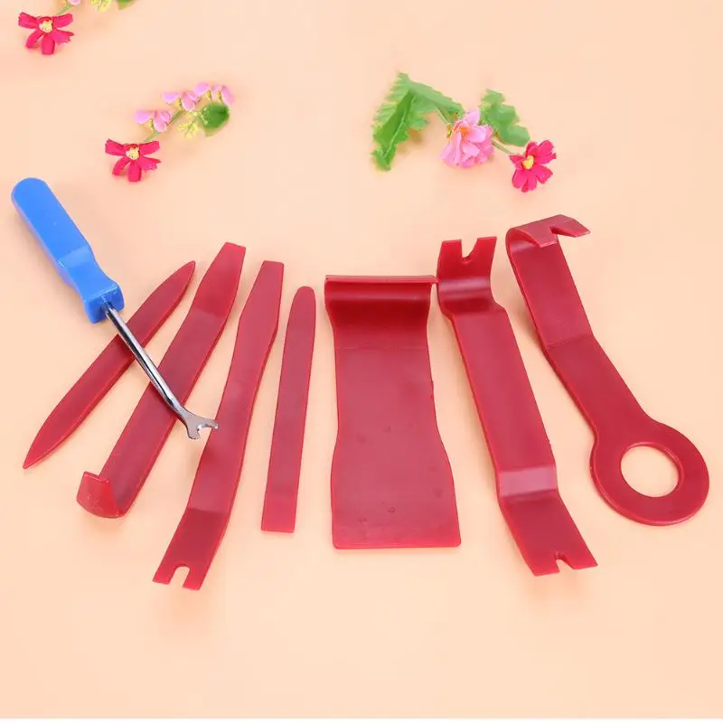 8pcs Hard Plastic Auto Car Radio Panel Interior Door Clip Panel Trim Dashboard Removal Opening Tool Set DIY Car Repair Tool Kit 8pcs Hard Plastic Auto Car Radio Panel Interior Door Clip Panel Trim Dashboard Removal Opening Tool Set DIY Car Repair Tool Kit