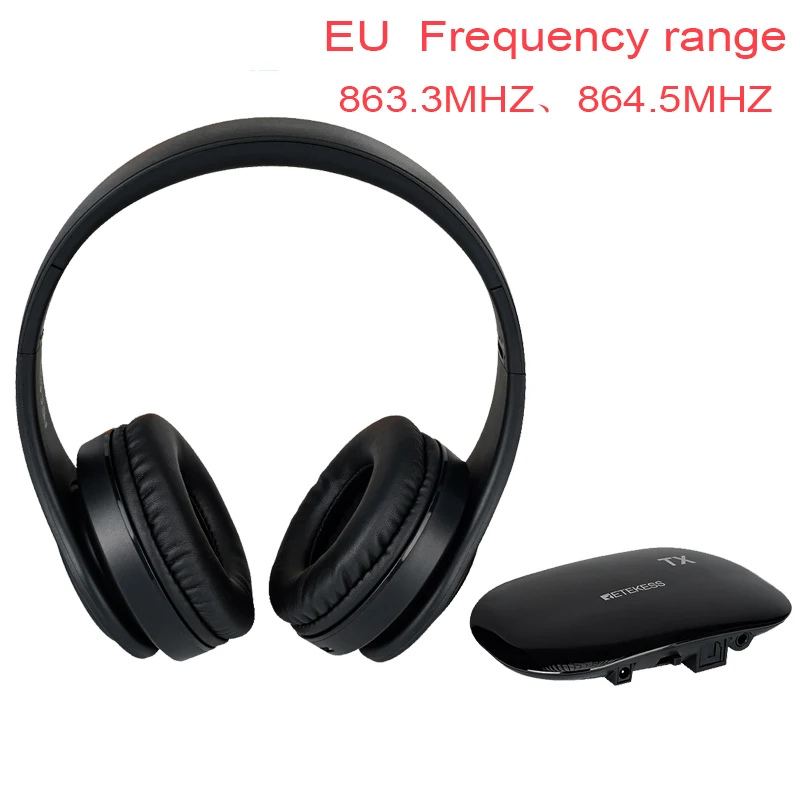 سماعة رأس لاسلكية من Retekess TA005 قابلة للطي تعم...