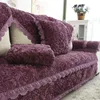 Non-slip Thick Cushion European Custom Plush Sofa Cover Lase Couch Cover Pillowcase Solid Color 5