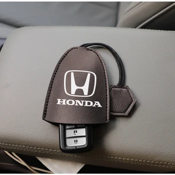 

1Pcs Car Key Case PU Leather Waterproof Dust Key Bag For Honda Pilot Odyssey Insight Jazz Accord City Civci CRV FIT HRV