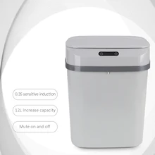12L Automatische bequem müll kann Intelligent sensing küche bad Mülleimer automatische induktion Müll mülleimer