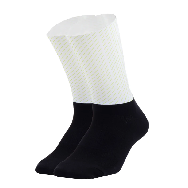 Высокотехнологичный материал носки для бега для мужчин и женщин Удобный антискользящий велосипедный Велоспорт носки Кемпинг Баскетбол Компрессионные спортивные носки - Цвет: S06
