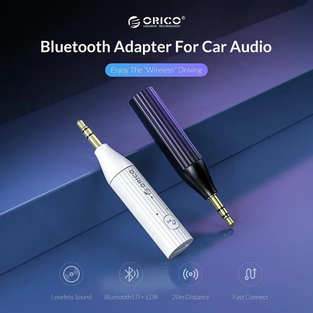 ORICO Bluetooth 5 0 + EDR приемник 3 мм Автомобильный Aux стерео адаптер музыкальные наушники