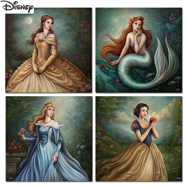 Diamond Painting Disney Princesses  Diy Diamond Painting Disney Stitch -  Diy Diamond - Aliexpress