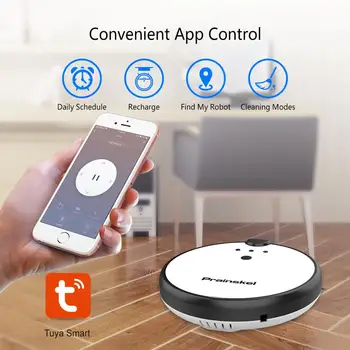 

Prainskel F20-AI Robot Vacuum Cleaner for Home Auto Recharge APP Control Route Planned Cliff Detection Smart Robot Aspirador