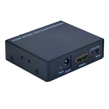 

HDMI o Splitter to Optical Fiber Coaxial 3.5 to HDMI 4K Video Decoder Converter(EU Plug)