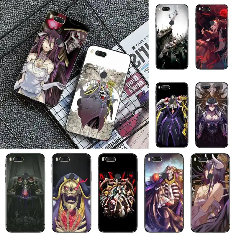

Overlord Anime Phone Case For Xiaomi Redmi 8 9 9t 5plus 9se k20 mi8 max3 lite 9 note 6 8 9t 9s 10 pro